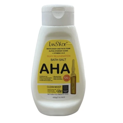 نمک حمام لنسیاد مدل AHA وزن 430 گرم